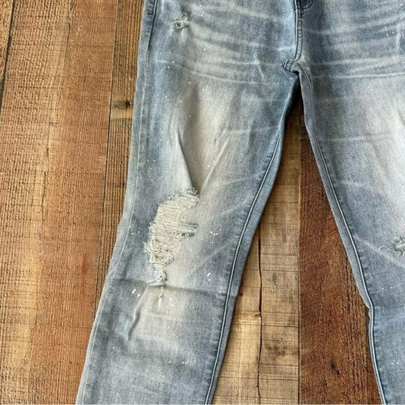 Pacsun Stacked Skinny distressed Jeans blue men's 30x32 - Picture 2 of 9